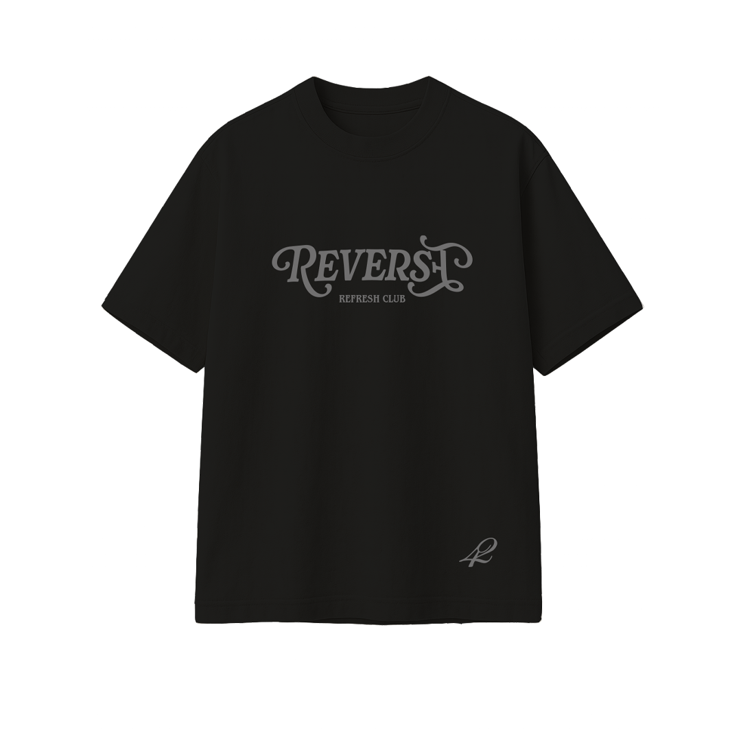 HORSE TEE BLACK AND BLACK