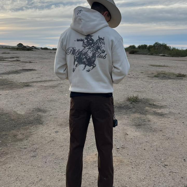 HOODIE IVORY COWBOY 42