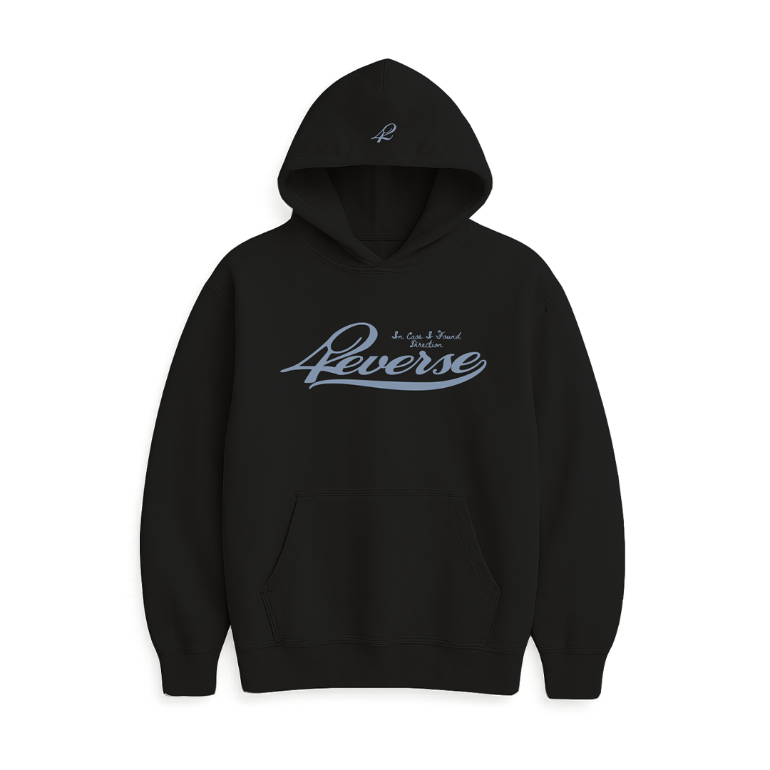 HOODIE BLACK AND GRAY BLUE 42