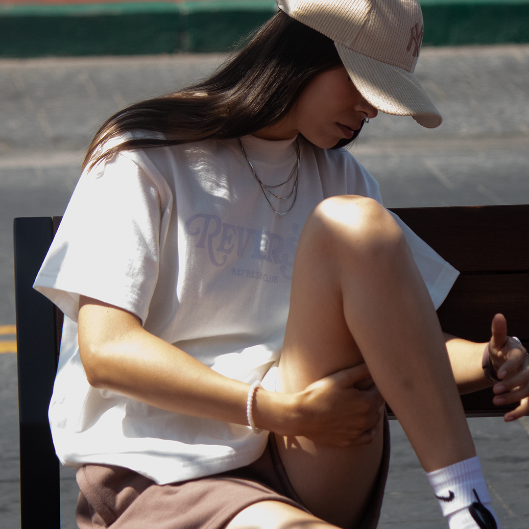 CLEAN TEE RODEO BONE AND WHITE