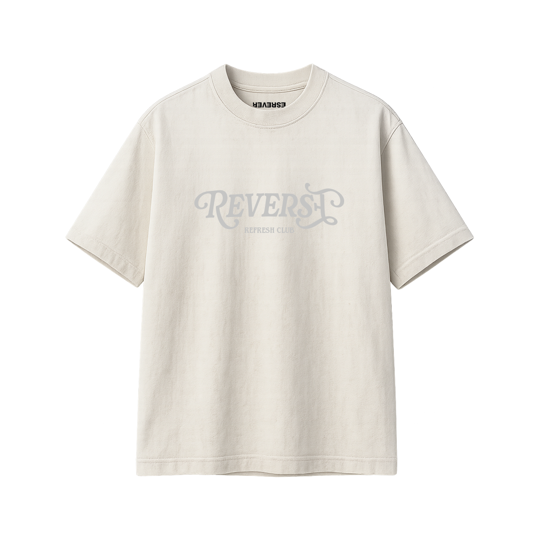 CLEAN TEE RODEO BONE AND WHITE